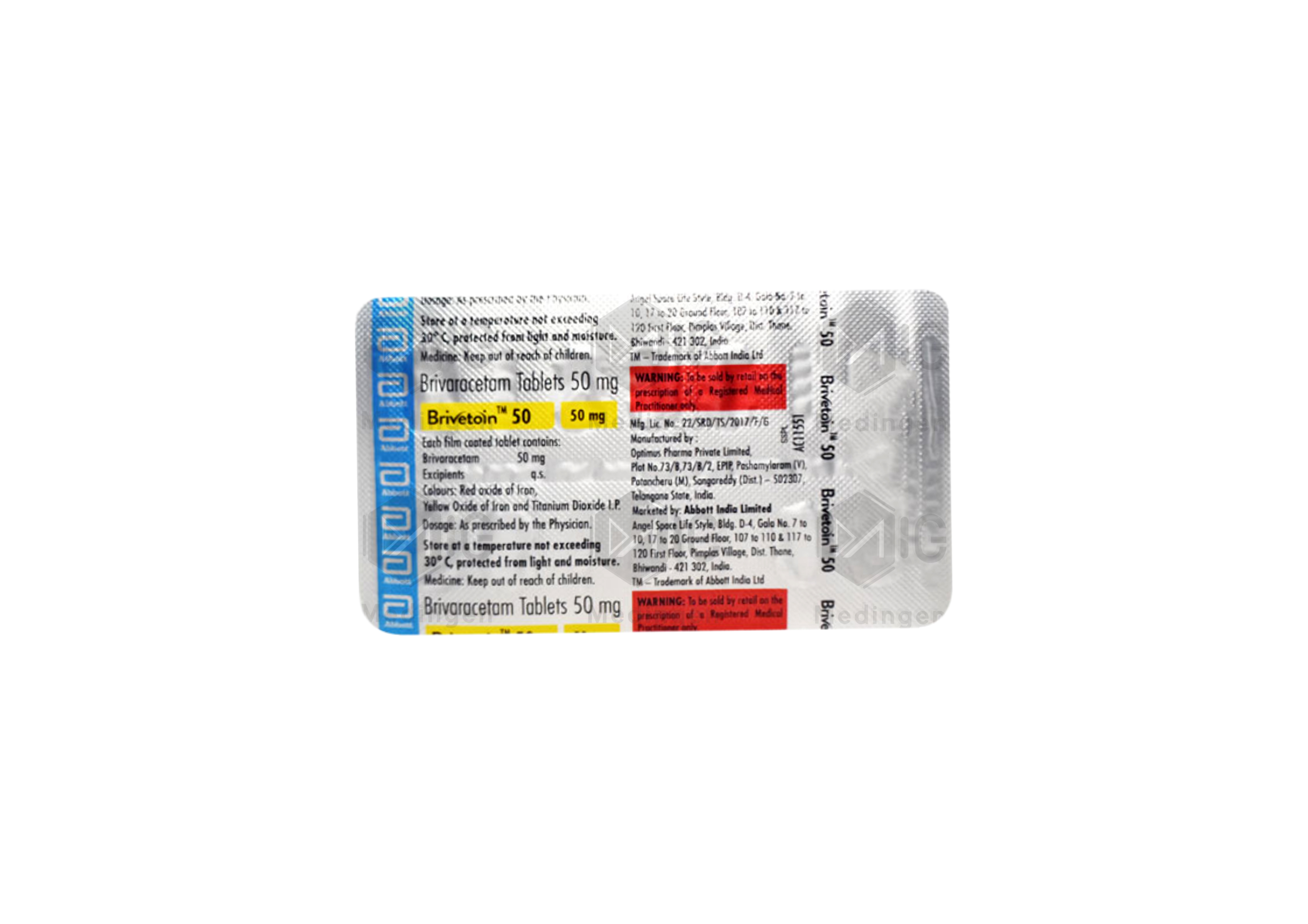 BRIVETOIN 50MG